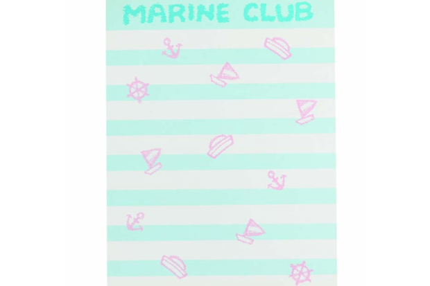 MARINECLUBレターセット（J.C.C.）「セーラー、パステルカラーで“ザ・'80年代”という感じですね。メーカーさんは残念ながら今はありませんが、残されたグッズは大切にしたいと思っています」