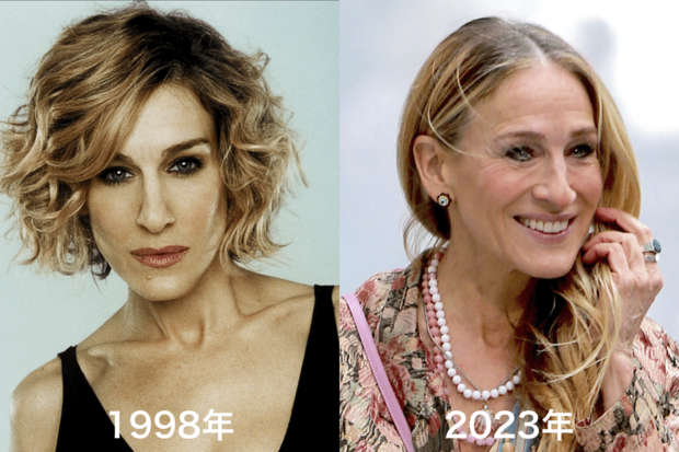 キャリー役、サラ・ジェシカ・パーカー（58）キムとの不仲説で1番に名前があがるサラ。映画製作が中止になった際は“残念よ”とこぼした（写真／共同通信社）