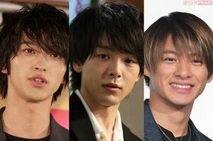 癒されたい男ランキング4位・横浜流星（写真左）、2位・中村倫也（中央）、3位・平野紫耀（右）
