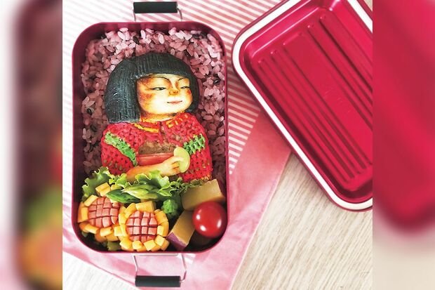 『麗子ほくそ笑み弁当』山口県立美術館の岸田劉生展のために制作!!