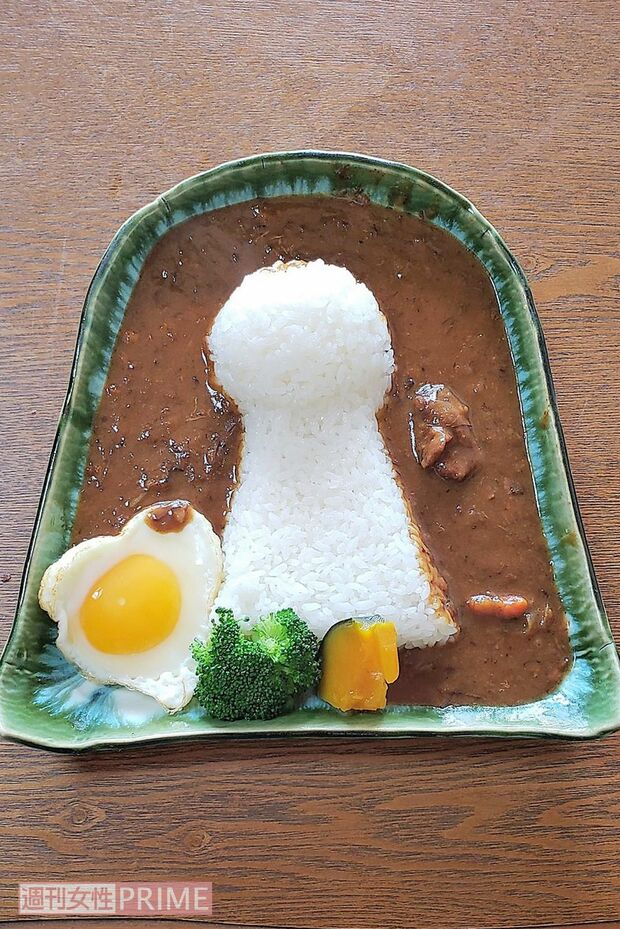 『お食事処　花茶碗』の古墳カレー