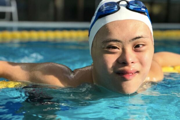 小さいころから水が大好きで、目を離すとお風呂で遊んでいた　金子さんInstagramより　