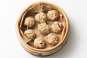 鶏きのこだんご