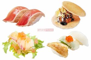 4大回転寿司チェーンの「夏の推し皿」