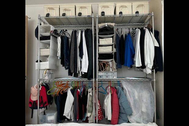 テク5：「私服を制服化！半袖と長袖を3~7パターン」