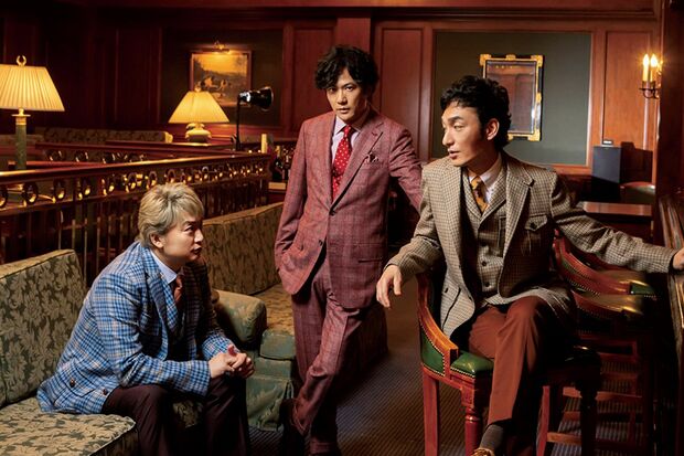 香取慎吾×稲垣吾郎×草なぎ剛（撮影／アライテツヤ）