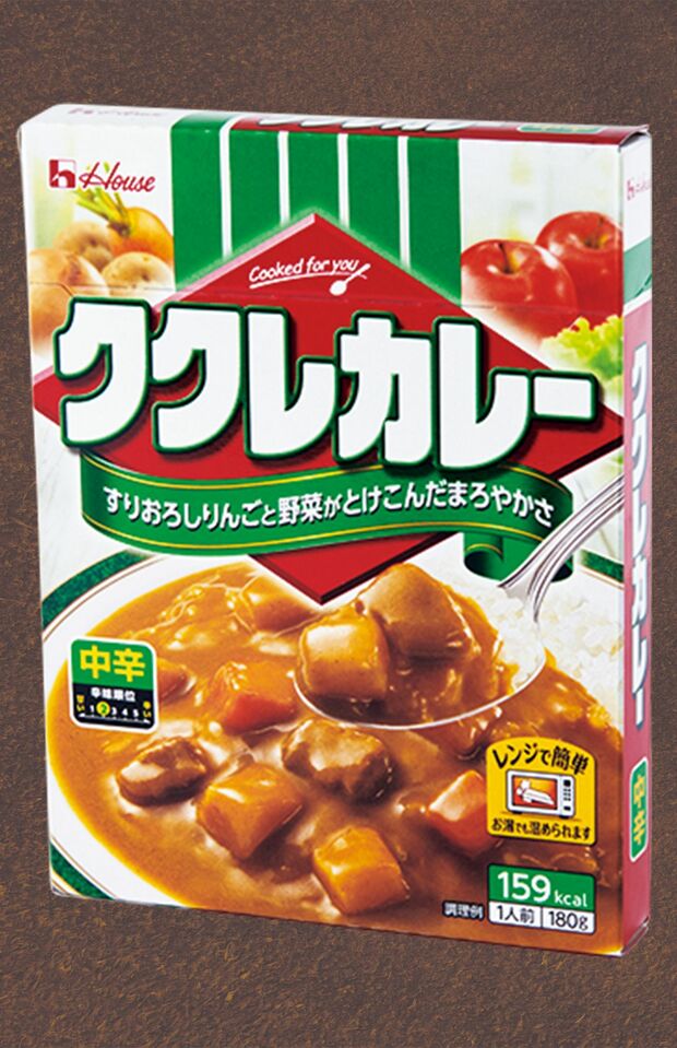 【300円以下レトルトカレーランキング】〈第15位〉ククレカレー（ハウス食品／159円）　※画像をクリックするとAmazonの商品ページにジャンプします。