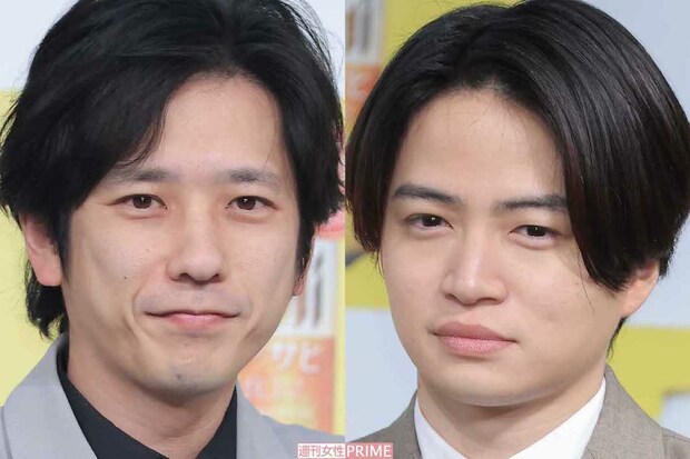 左から嵐の二宮和也、Sexy Zoneの菊池風磨
