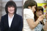 '10年4月、国際基督教大学の入学式（左）ではあどけなさが残るが、'16年10月に小室さんと電車内で顔を寄せ合う眞子さん（右）は大人びた表情に