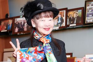 アパホテルの顔でもある元谷芙美子社長（撮影／山田智絵）