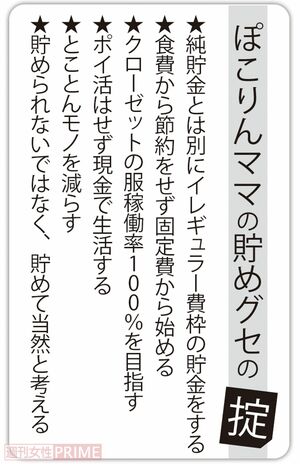ぽこりんママの貯めグセの掟
