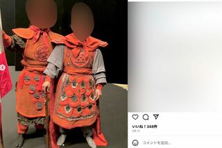 Aと父親は市川猿之助の舞台で親子共演をしていた（Aのインスタグラムより）