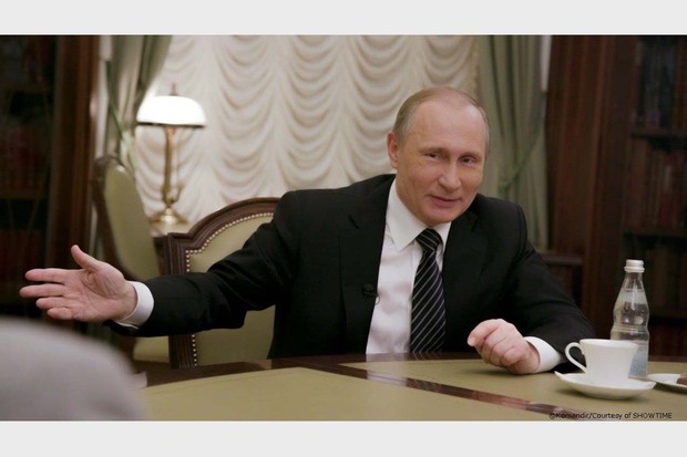 ロシア連邦のウラジーミル・プーチン大統領。2017年にナショナルジオグラフィックが放送したインタビュー番組『プーチン大統領が語る世界』より