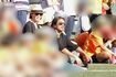 2018年に娘の運動会に訪れた森田剛と宮沢りえ。森田は拍手を送るなど、娘を必死に応援