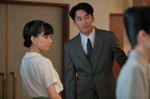 田中紀夫役の永山絢斗 (c)NHK