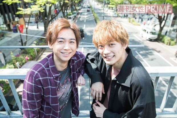 柳下大、東啓介　撮影／廣瀬靖士