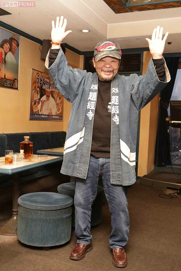 佐藤蛾次郎さん　撮影／近藤陽介