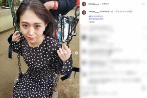 吹越満と広田レオナの娘・咲耶（本人のインスタグラムより）