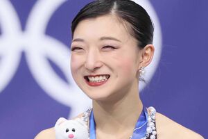 銀メダルを獲得した坂本花織選手（撮影／JMPA）
