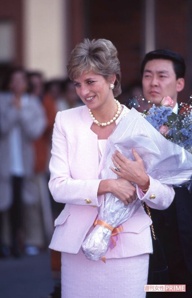 来日したダイアナ妃（1995年2月）