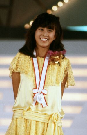 デビューの'83年、日本歌謡大賞の新人賞にノミネートされたころの森尾由美