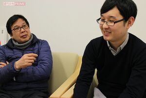 遺児という当事者の立場からサポートを行う西田さん（左）と中村さん