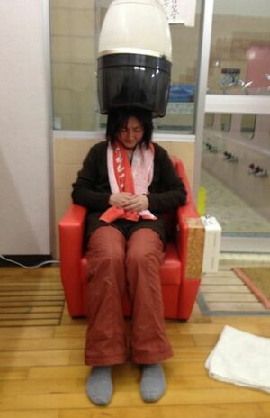 右胸の全摘手術前に、娘が「行きたい」と言っていた昔ながらの銭湯へ行った生稲晃子さん