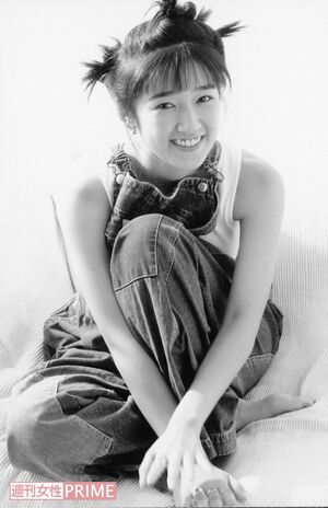 ドラマなどに出演していた芸能人時代の原田愛（C）『別れない理由』／講談社