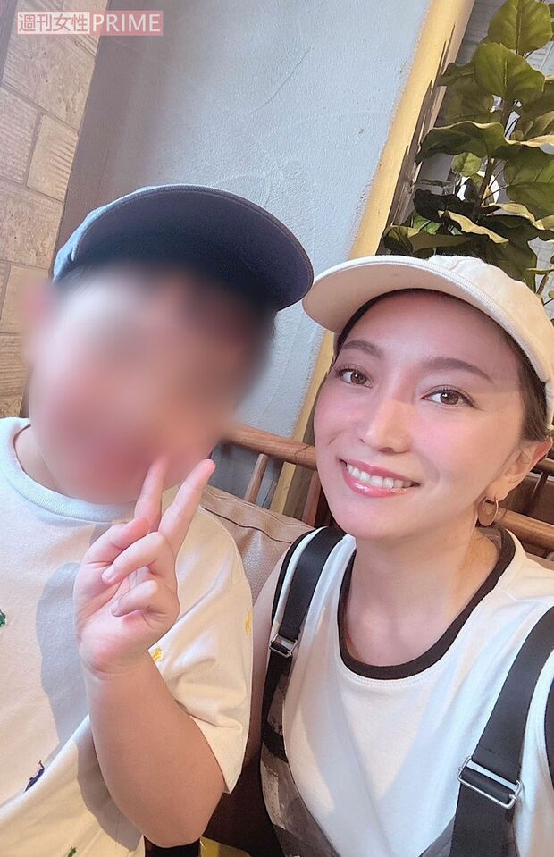 私も近所に住む若いお友達と(笑) 写真提供/加藤綾菜