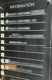 福原の会社が入るブルの入り口になるフロアガイド。所在地は 7階のはずだが、そこに福原の会社名はない