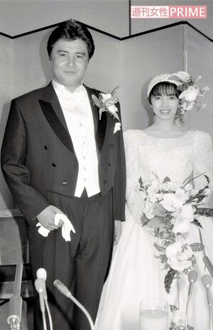 '87年に放送されたふたりの結婚披露宴中継は40.1％という高視聴率をマーク