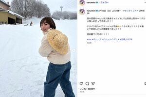 元フィギュアスケート選手でバラエティーで活躍中の高橋成美（公式Instagramより）