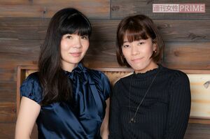 （写真左から）岡本純子さん、菅野久美子さん　撮影／矢島泰輔