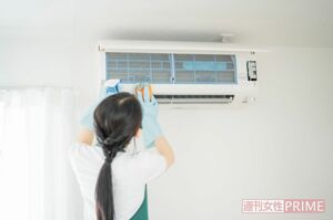 節電を意識するうえで避けて通れないのがフィルター掃除。1年掃除をしないと、電気代が25%無駄になるのだとか。使い始める前にぜひ掃除したい