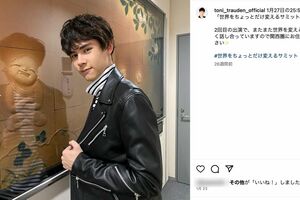 トラウデン直美の弟で、俳優として活躍するトラウデン都仁（本人公式インスタグラムより）