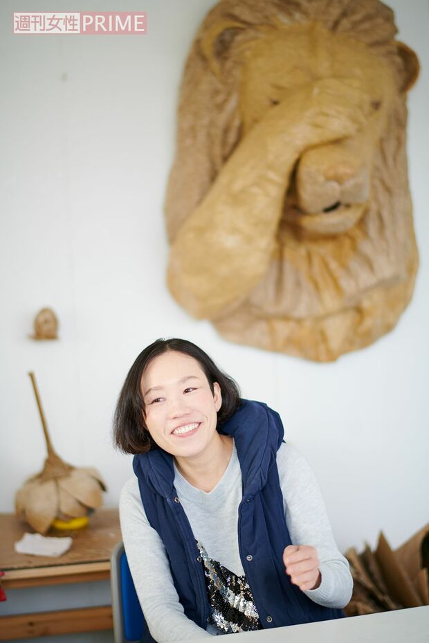 造形作家の玉田多紀さん　撮影／山田智絵