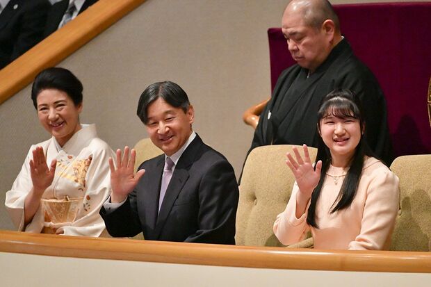 《2020年1月大相撲初場所 》愛子さまにとっては13年ぶり、そして令和初となった天覧相撲（写真／JMPA）