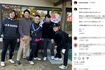 床田寛樹、大瀬良大地、野村祐輔、森下暢仁ら広島投手とゴルフを楽しんだ「FUJIWARA」原西（公式インスタグラムより）