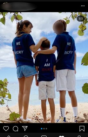 山口達也容疑者逮捕の前日、元妻のアカウントがアップした「子どもの誕生日会」の様子（インスタグラムより）