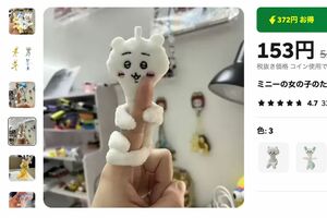 中国で“魔改造”された、ちいかわ風キーホルダー