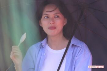 『ポップUP！』の番組内ドラマ『昼上がりのオンナたち』ロケに参加する臼田あさ美