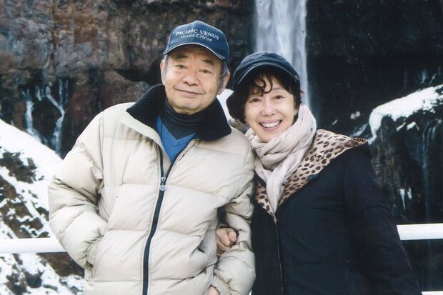2018年冬、夫の和田誠さんと日光へ