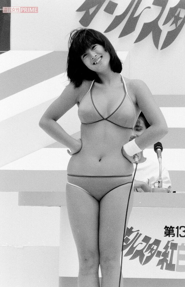 グラマラスボディが輝く河合奈保子の水着ショット