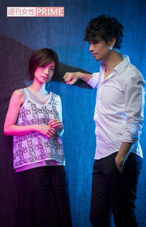 左から上戸彩、斎藤工　撮影／廣瀬靖士