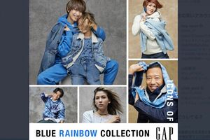 『Gap Japan』の新作コレクションのモデルとして親子共演した山田優と長女（公式ツイッターより）