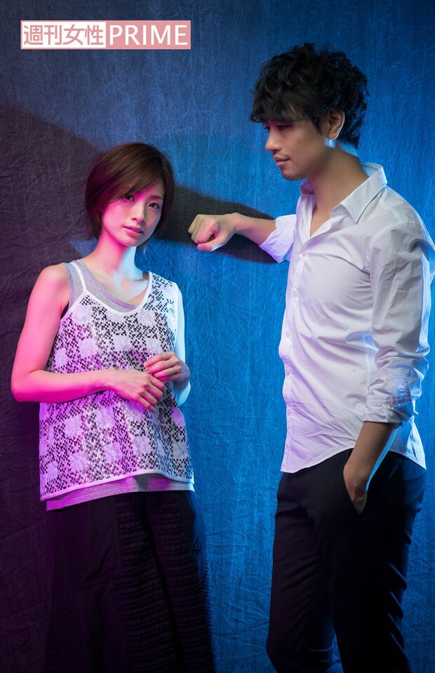 左から上戸彩、斎藤工　撮影／廣瀬靖士