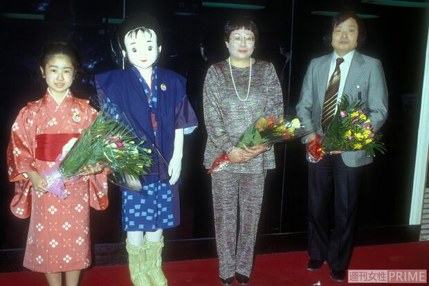 当時の小林綾子と橋田壽賀子さん