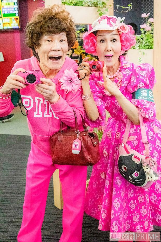 林家ペー「私たち林家ペー&パー子がオフィシャルカメラマンなんですよ~」パー子「キャ~ハッハ♪」 撮影/矢島泰輔