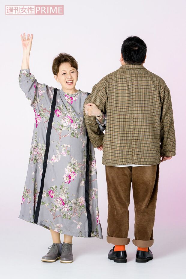 加賀まりこ・塚地武雅　撮影／伊藤和幸