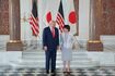 2025年10月28日、日米首脳会談を前に笑顔で言葉を交わす高市早苗首相とトランプ米大統領 撮影/JMPA